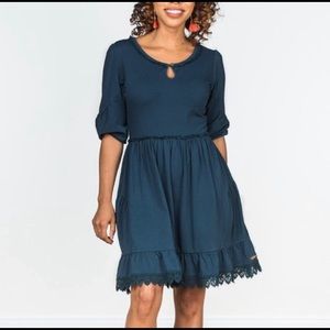 Matilda Jane Hold the Key teal dress new without tags never worn XL